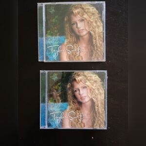 Taylor Swift Debut Album CD Set with Blue and Green Accents